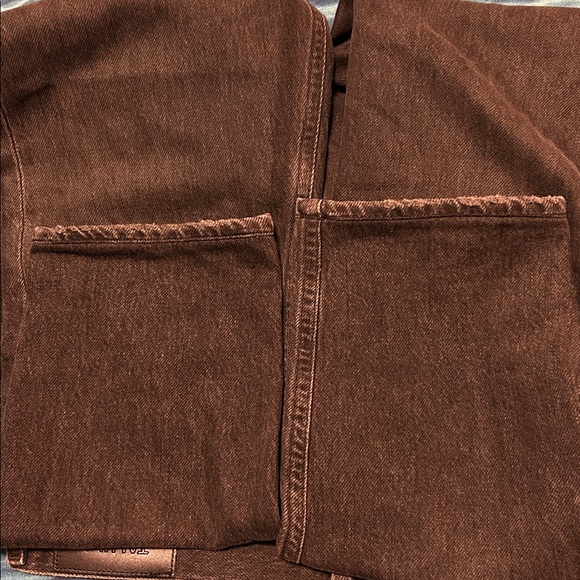 RARE AGOLDE X TALULA ARITZIA High-Rise Taper 100% Cotton Jeans Black Wash Sz 27 - Picture 14 of 16